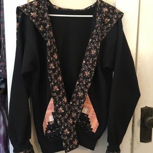 Thrifted Handmade Quilted Cardigan!